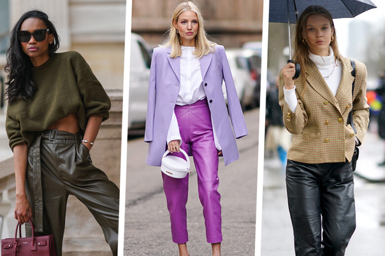 5 outfit con i pantaloni in pelle (o in similpelle) che vi sorprenderanno