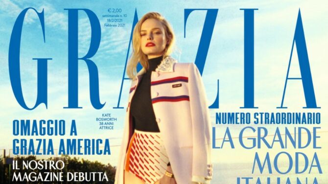 Grazia è in edicola con Kate Bosworth - Grazia.it