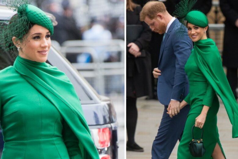 Fashion Alert: Zara ha creato un abito perfetto per copiare il look verde smeraldo di Meghan Markle