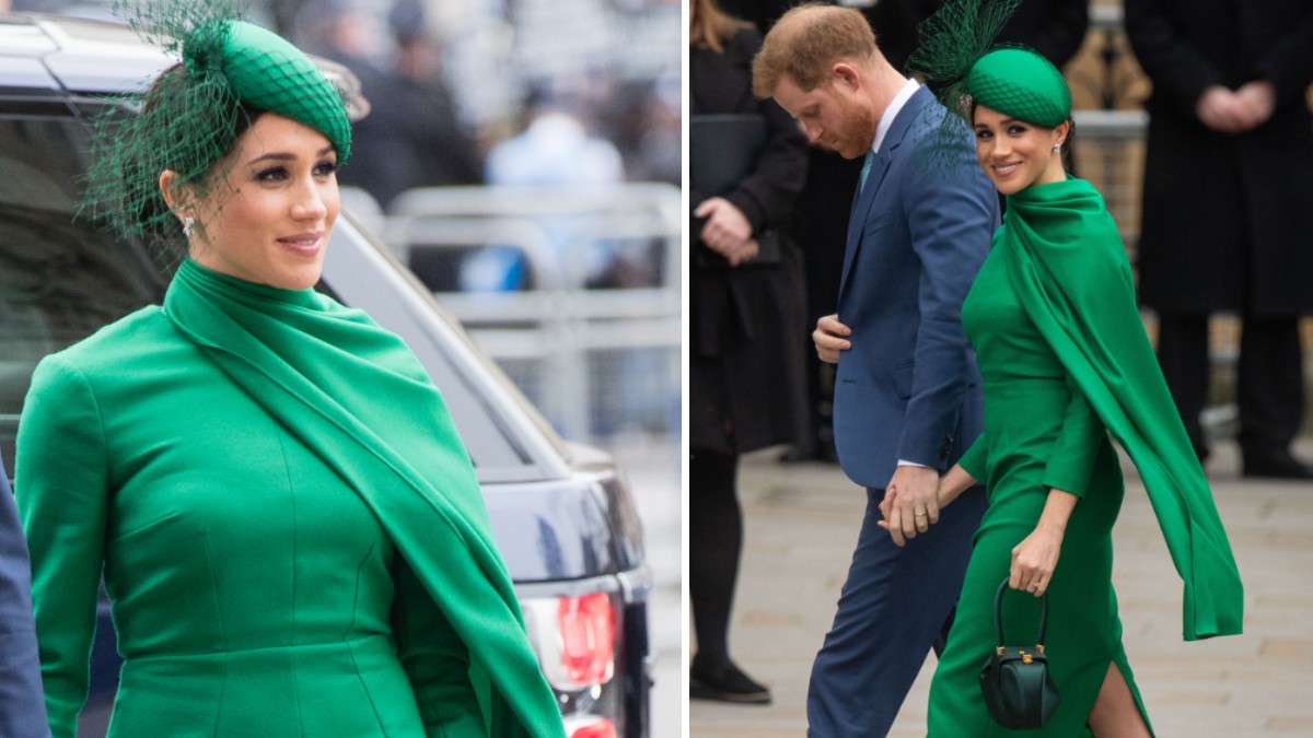 Zara ha creato un abito verde uguale a quello di Meghan Markle