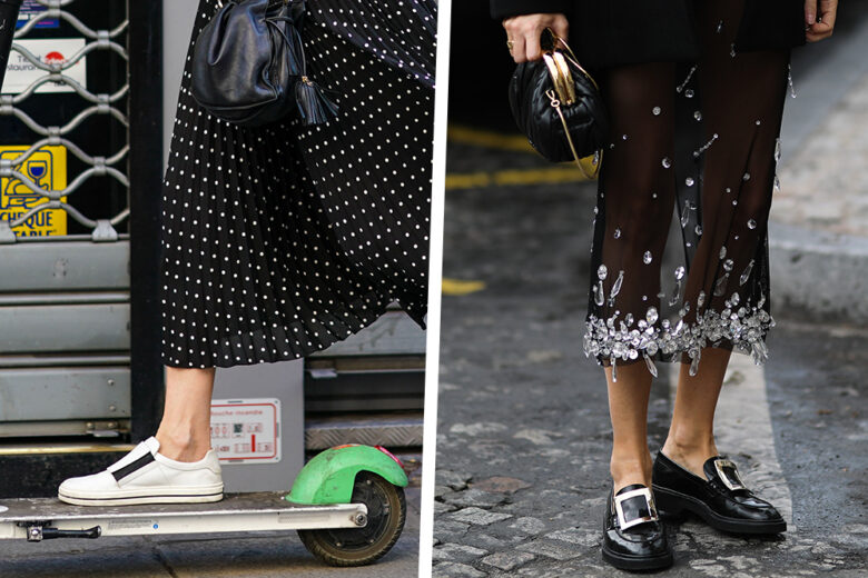 Gonne + scarpe basse: 5 idee su come indossare la combo più fashion del momento