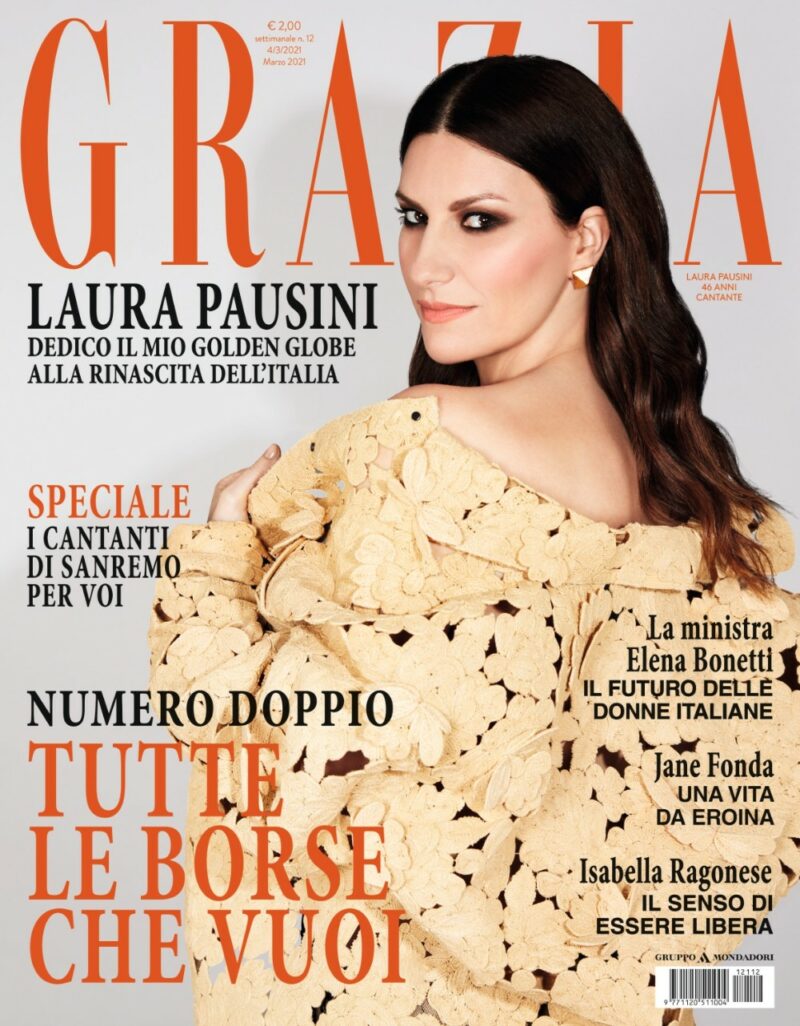 Grazia è in edicola con Laura Pausini