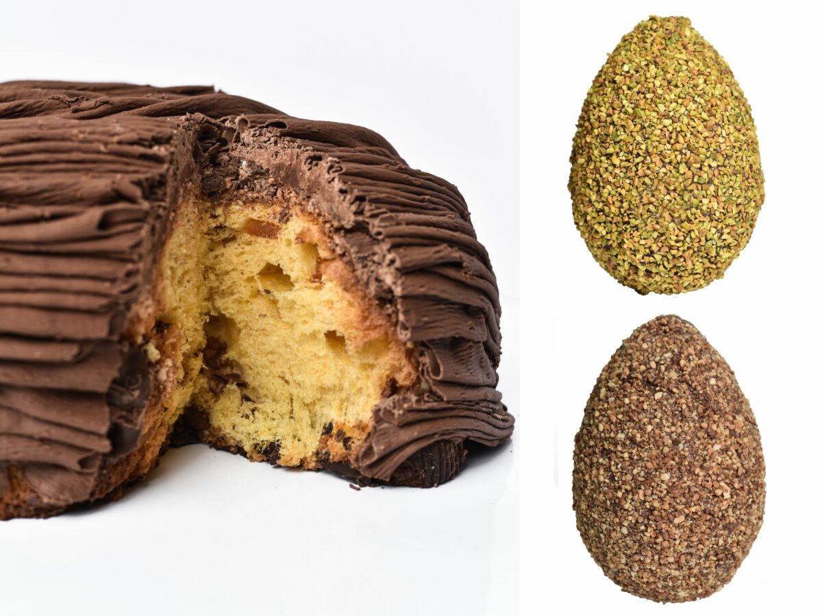 Gay Odin colomba Foresta uovo granellato pistacchio Colombe e uova pasqua artigianali delivery