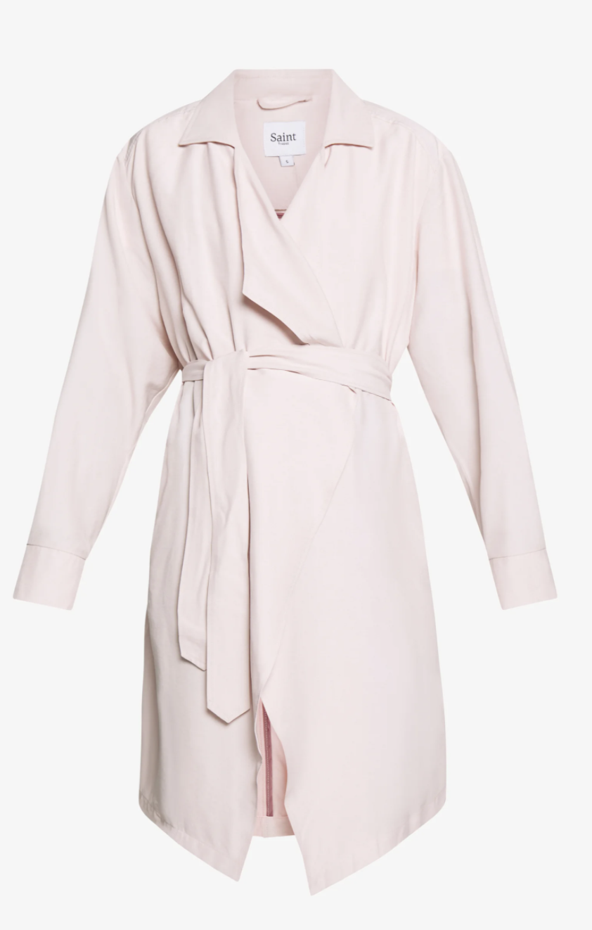 trenchcoat rosa cipria