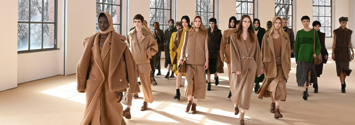 milano fashion week max mara sfilata AI 21-22