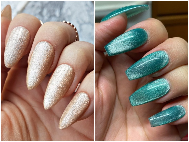 velvet nails unghie cangianti effetto velluto cover mobile