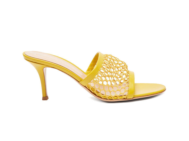Scarpe-mules-con-crochet-intrecciato,-Gianvito-Rossi