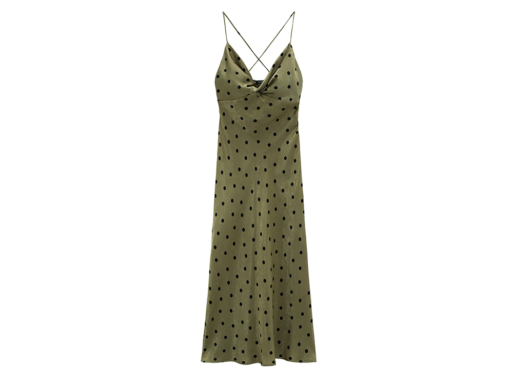 ZARA-VESTITO-CON-SCOLLO-A-V-E-SPALLINE-SOTTILI