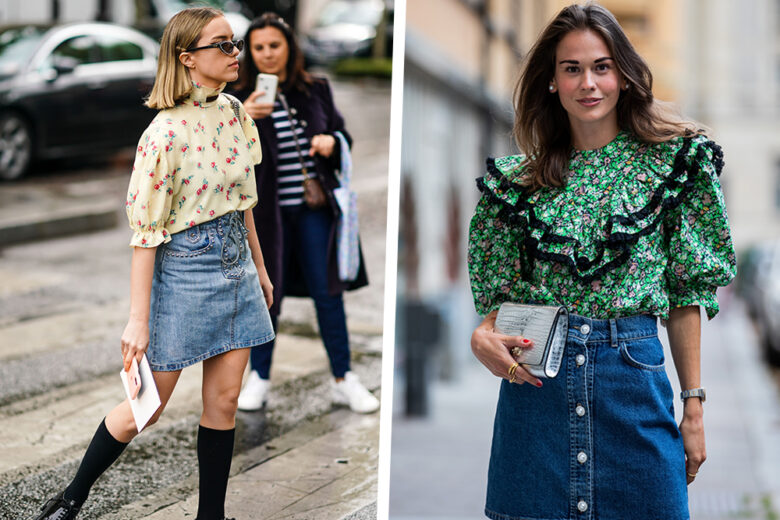 Come indossare la gonna di jeans: 5 outfit da provare subito