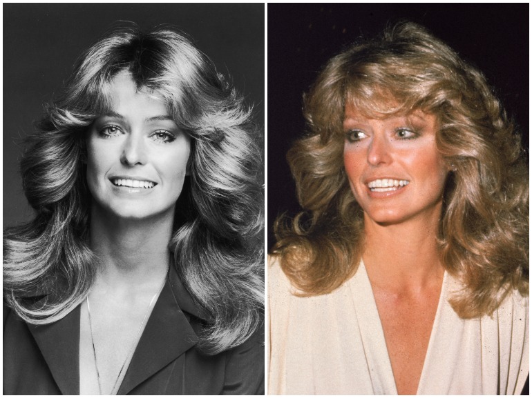 capelli anni 70 extra volume farrah fawcett cover mobile