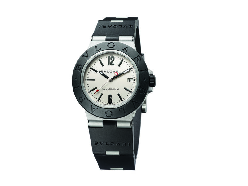 orologio Aluminium quadrante grigio chiaro