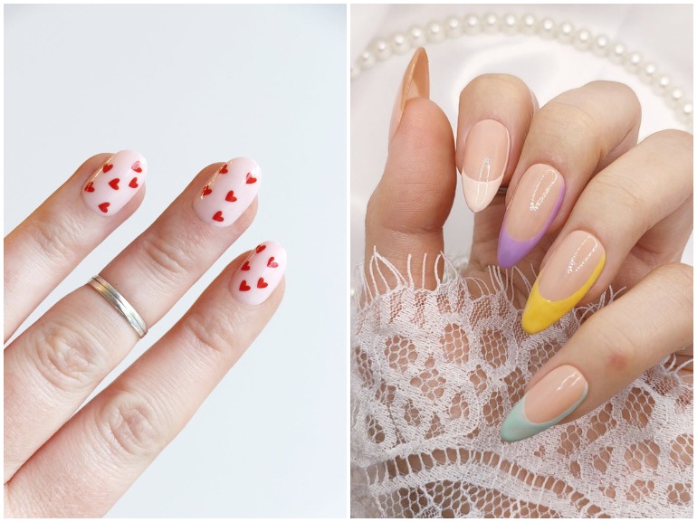 unghie estive 2021 semplici nail art facili cover mobile