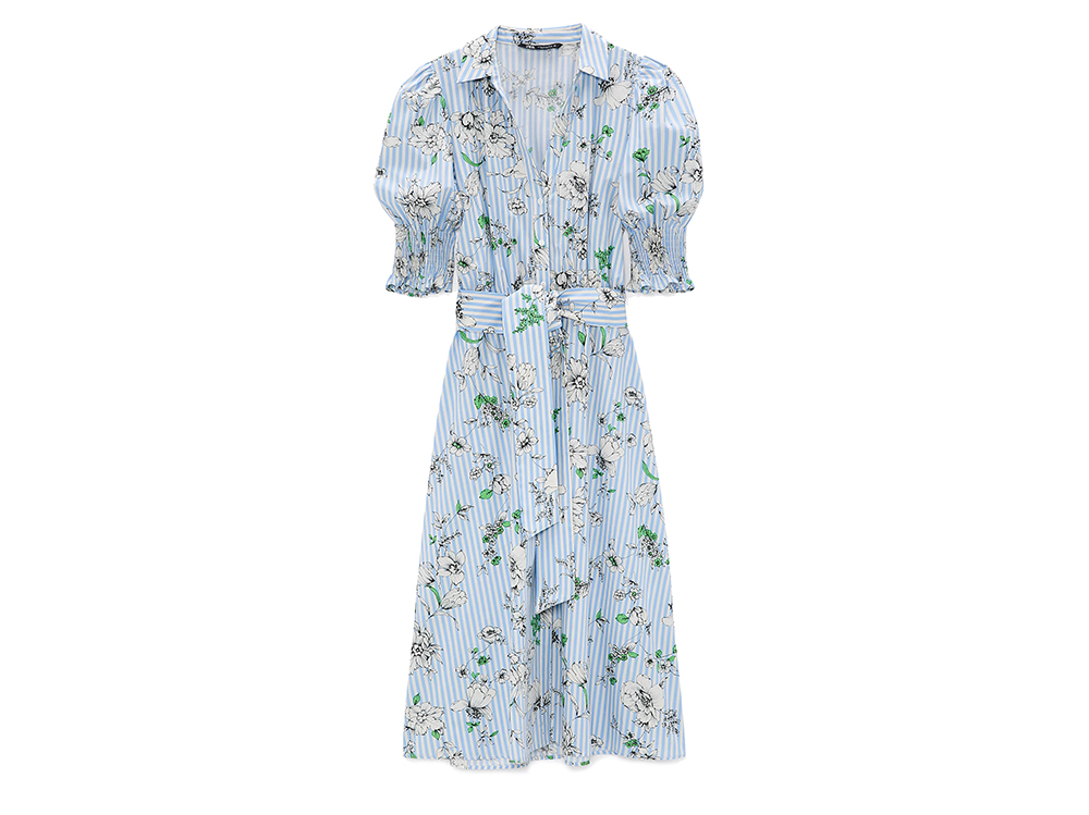 veshja-zara-në-pambuk-e-shtypur-me-vija-dhe-lule