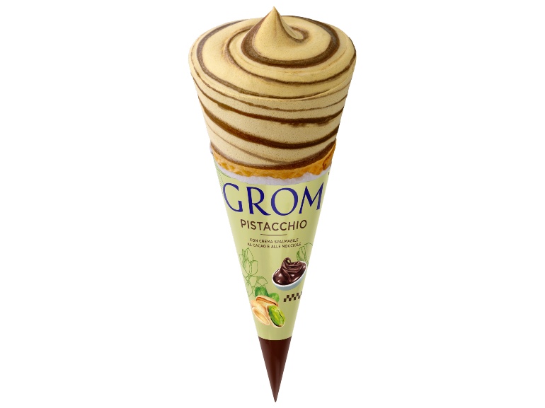 Grom – Cono Pistacchio – Wrapped