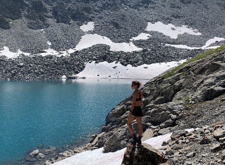 Lago di Pietra Rossa La Thuile valle d Aosta