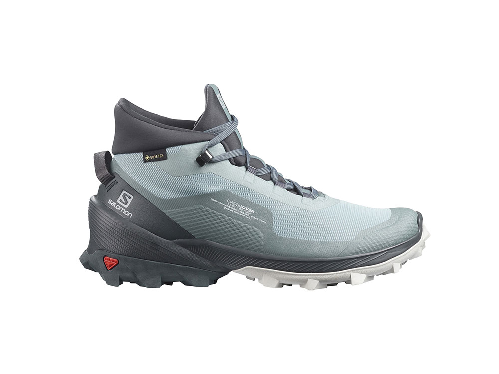 Scarpe-trekking-midi-azzurre,-Salomon