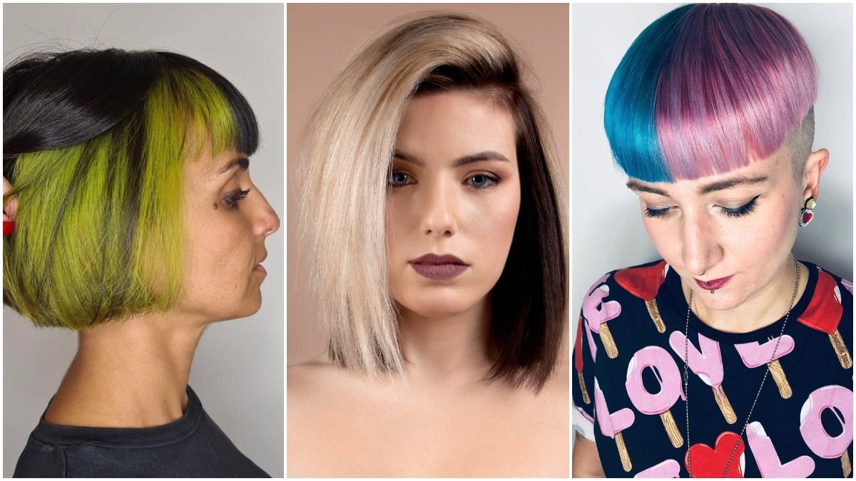 capelli neri con ciocche bianche
