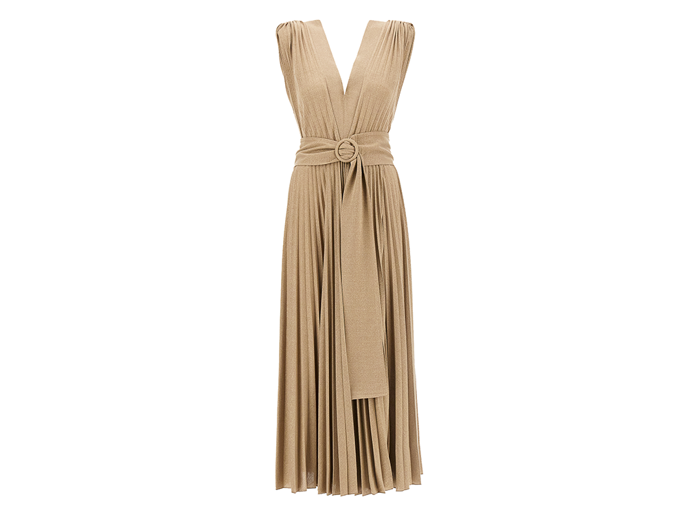 midi-dress-in-lurex-plissé-marella