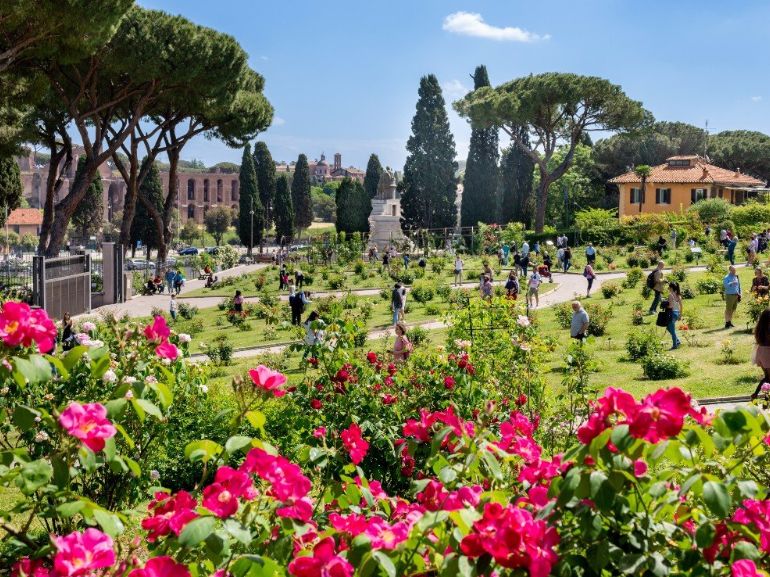 roseto comunale roma