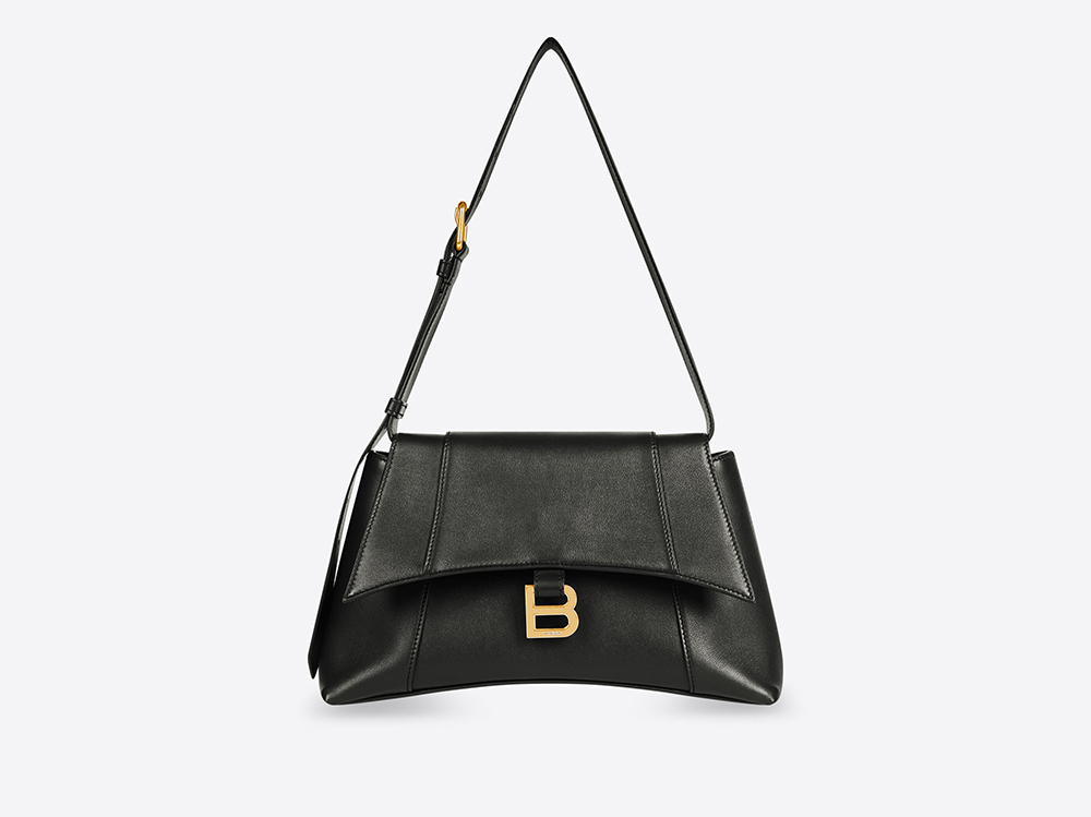 balenciaga-BORSA-A-TRACOLLA-DOWNTOWN-SMALL-DA-DONNA-IN-NERO