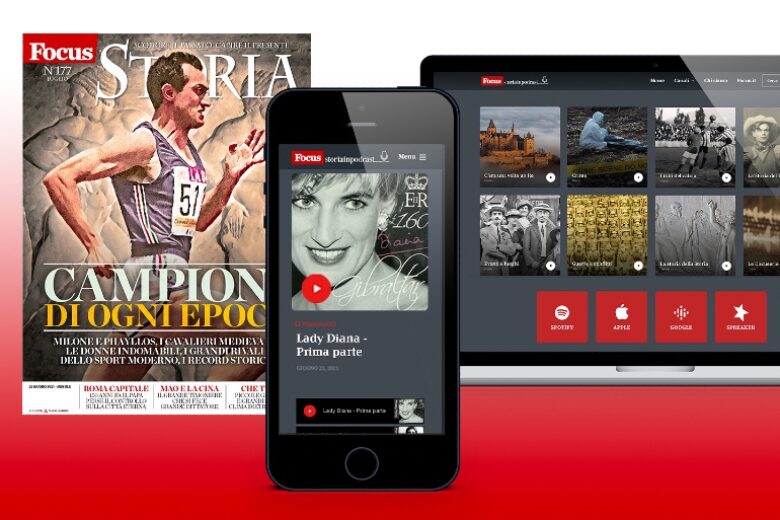 Focus Storia lancia un canale podcast sui personaggi che hanno segnato il nostro tempo