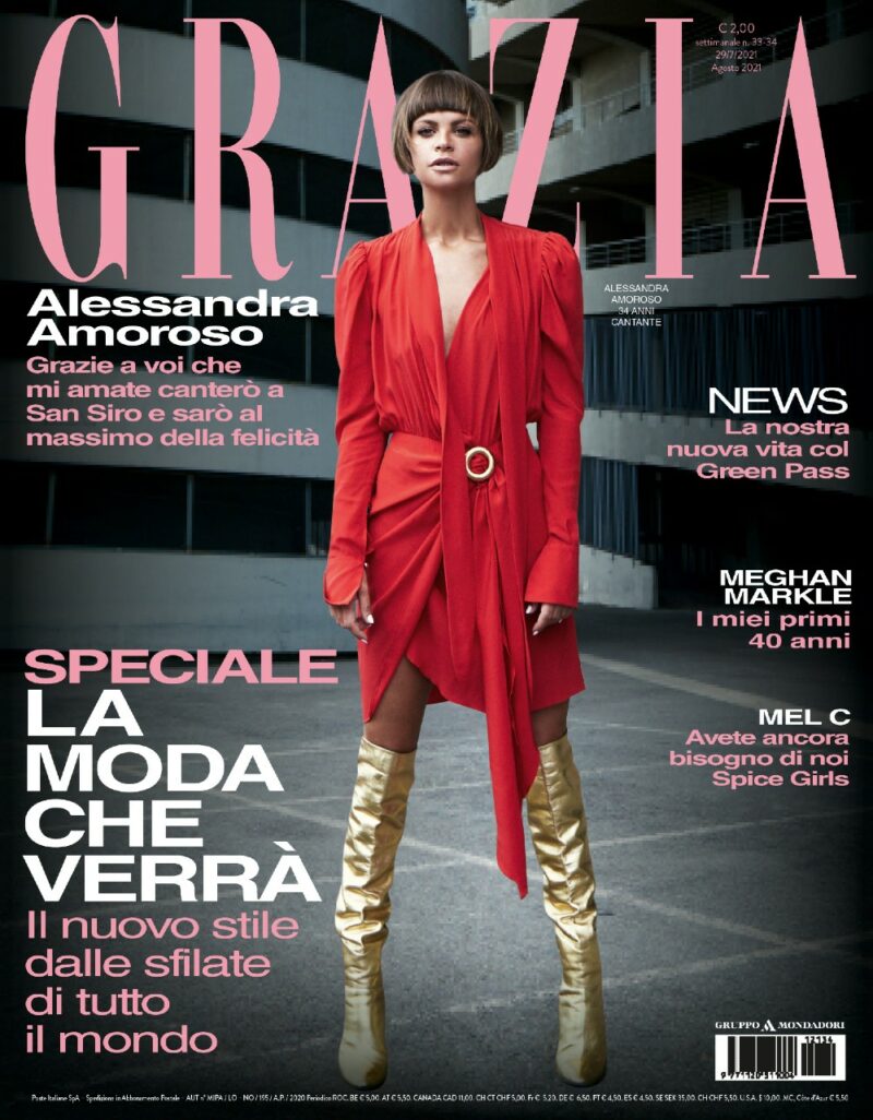 Grazia è in edicola con Alessandra Amoroso
