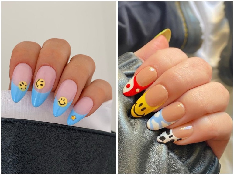 unghie smile manicure nail art cover mobile