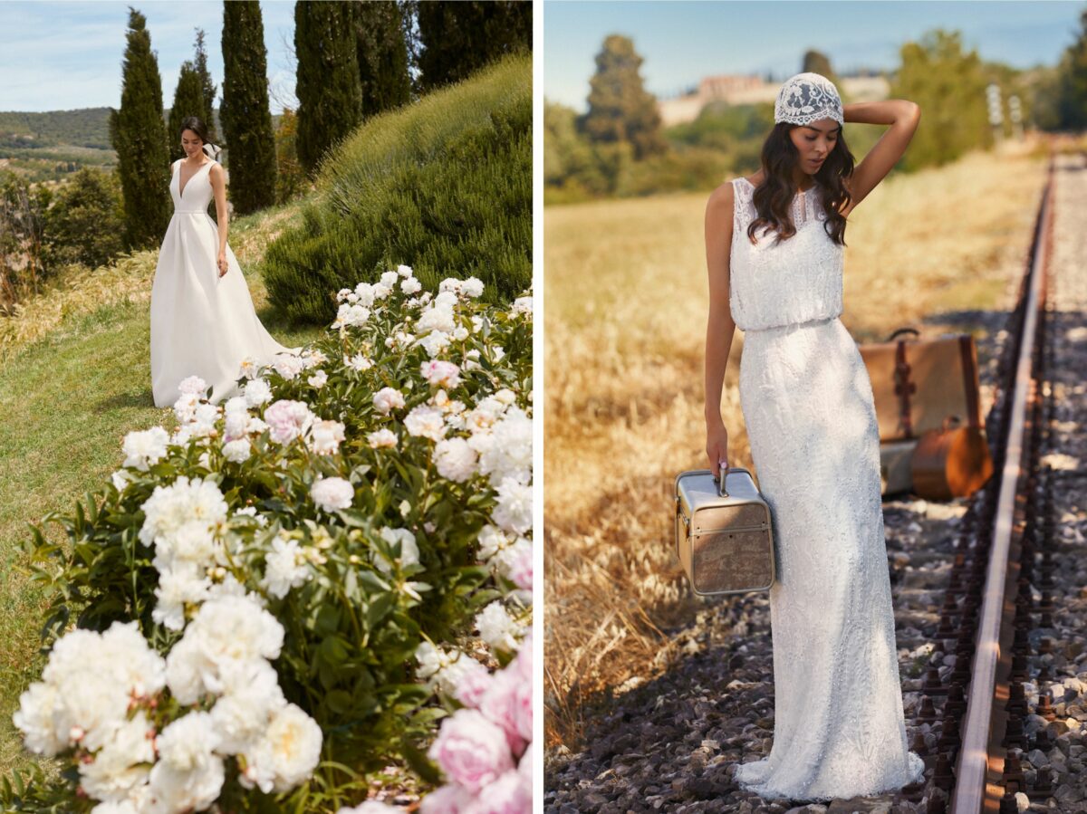 Atelier Emé: gli abiti da sposa della collezione 2022 nella nuova campagna