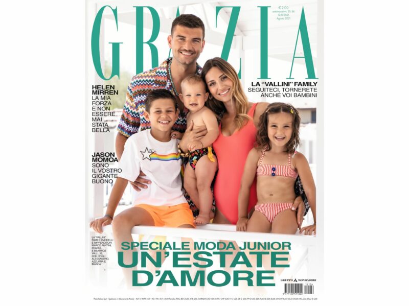 Grazia è in edicola con la “Vallini Family”