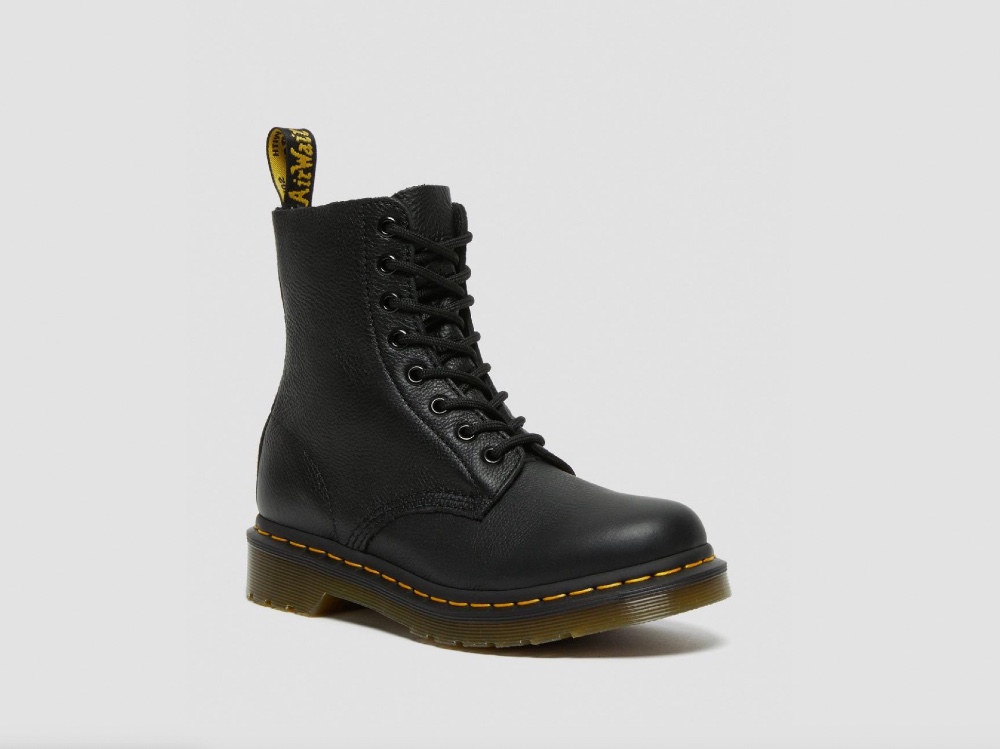 Anfibi in pelle neri_Dr Martens