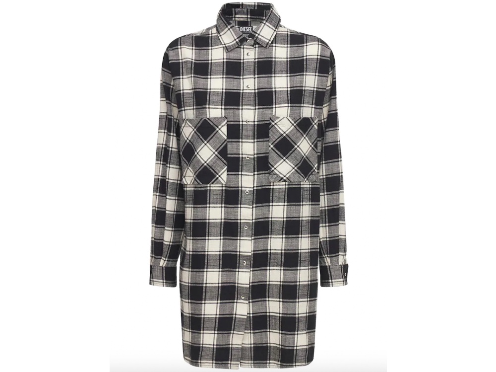 Camicia oversized in flanella_Diesel