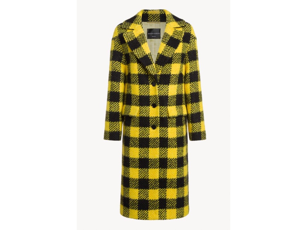 Cappotto in tessuto check_Ermanno Scervino