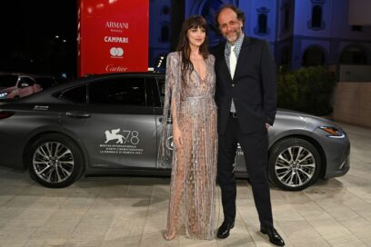 Dakota Johnson and Luca Guadagnino