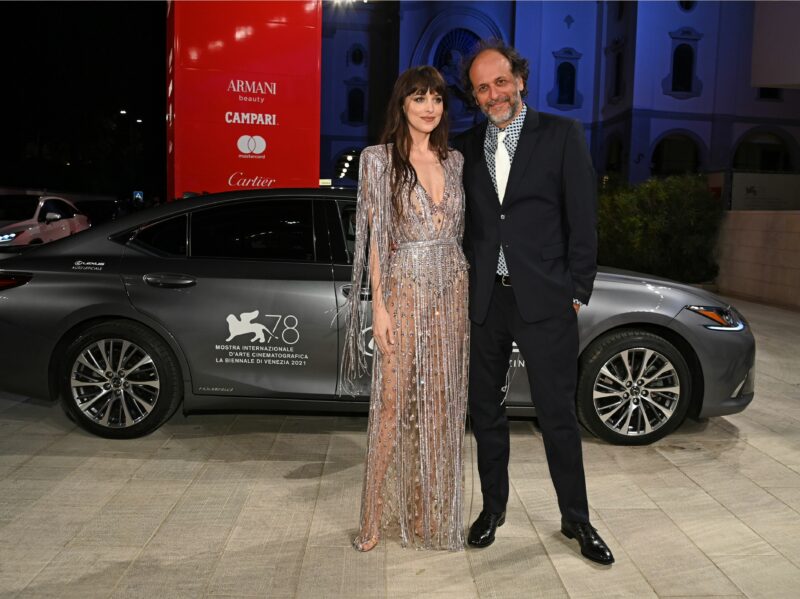 Dakota Johnson and Luca Guadagnino