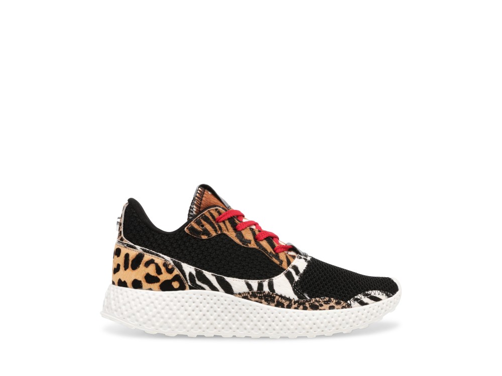 steve madden sneakers ramp stampa leopard multicolor