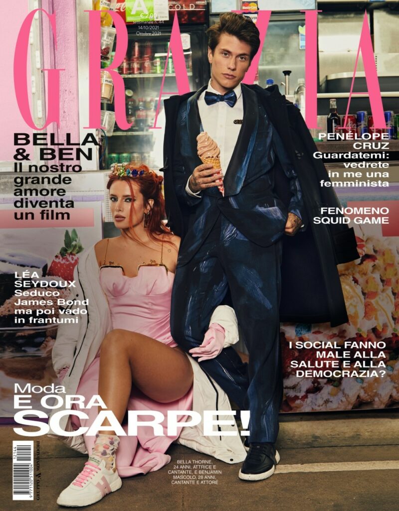 Grazia è in edicola con Bella Thorne e Benjamin Mascolo