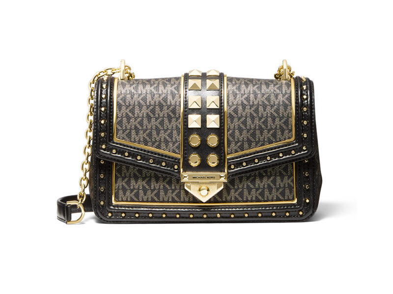 MICHAEL-Michael-Kors-Borsa-a-spalla-SoHo-con-logo-e-borchie