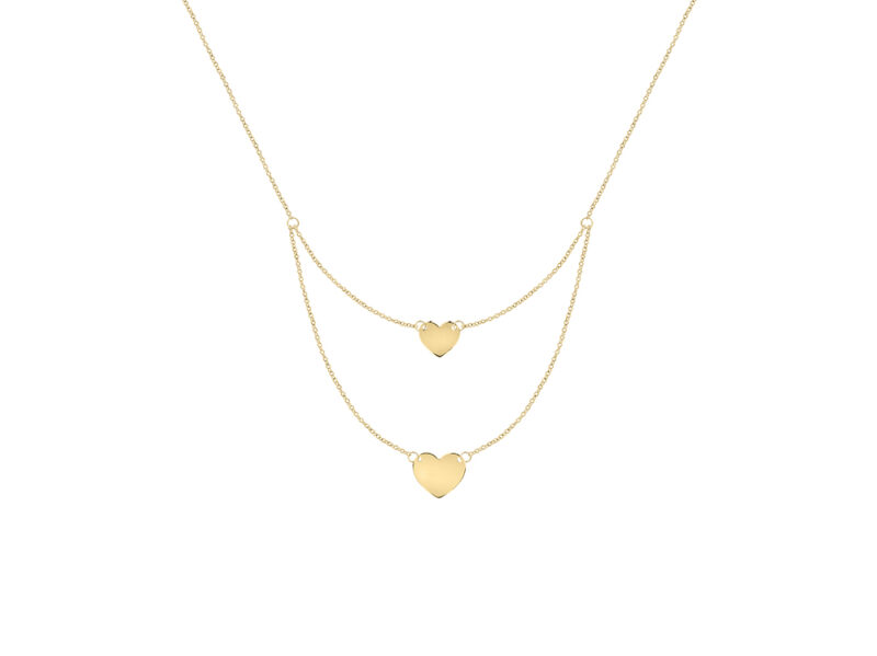 bluespirit collana cuore oro