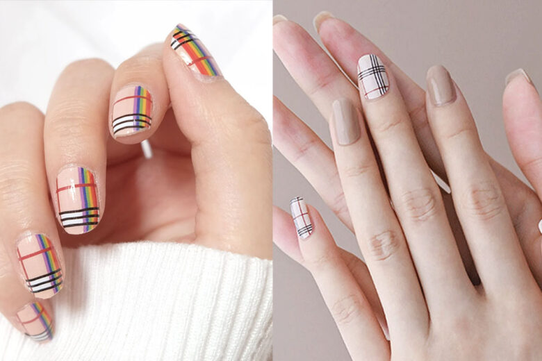 Plaid nails: la manicure da provare in autunno prima che sia troppo tardi