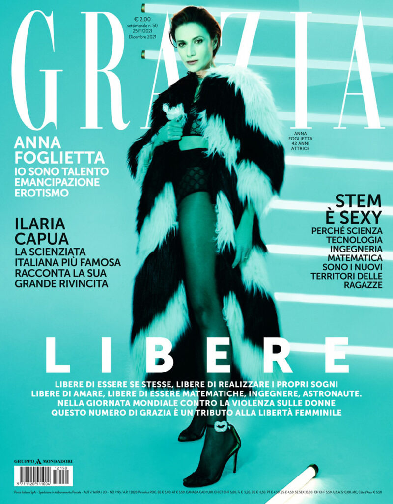 Grazia è in edicola con Anna Foglietta