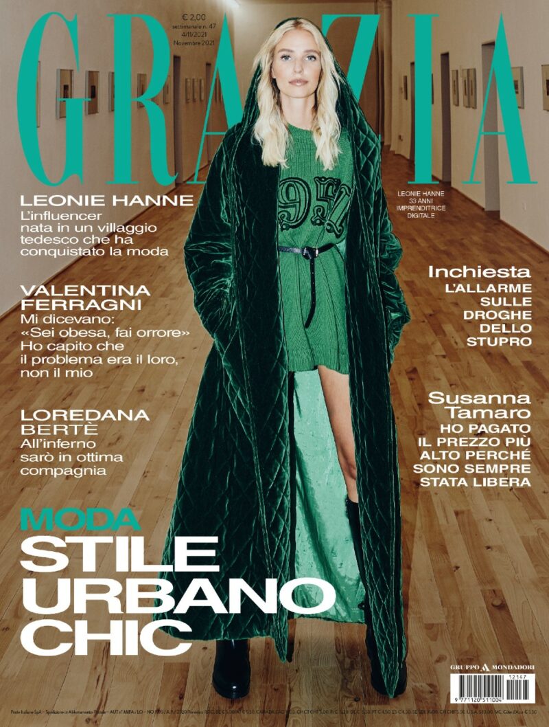 Grazia è in edicola con Leonie Hanne