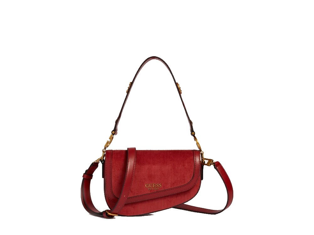 guess borsa a spalla gdream in tessuto a coste e pelle (1)