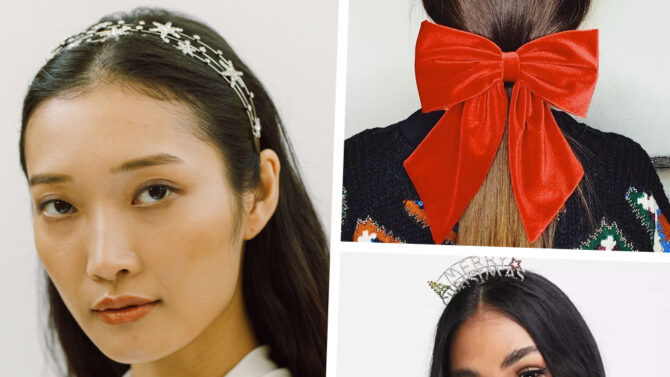 Fascia Per Capelli Glitterata Con Stelle – Cerchietto Scintillante Per Feste, Cosplay E Compleanni (1 Pezzo)