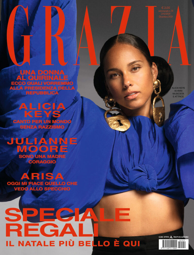 Grazia è in edicola con Alicia Keys