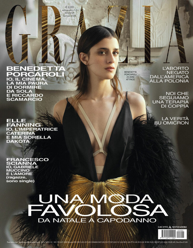 Grazia è in edicola con Benedetta Porcaroli