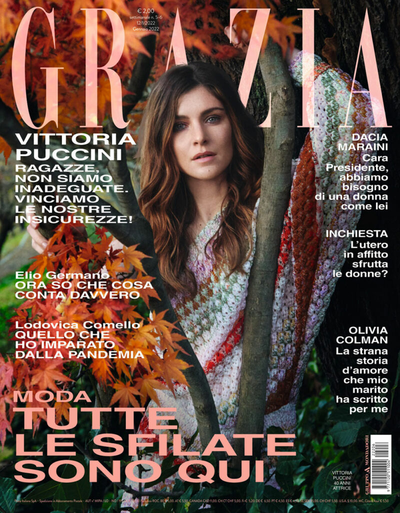 Grazia è in edicola con Vittoria Puccini