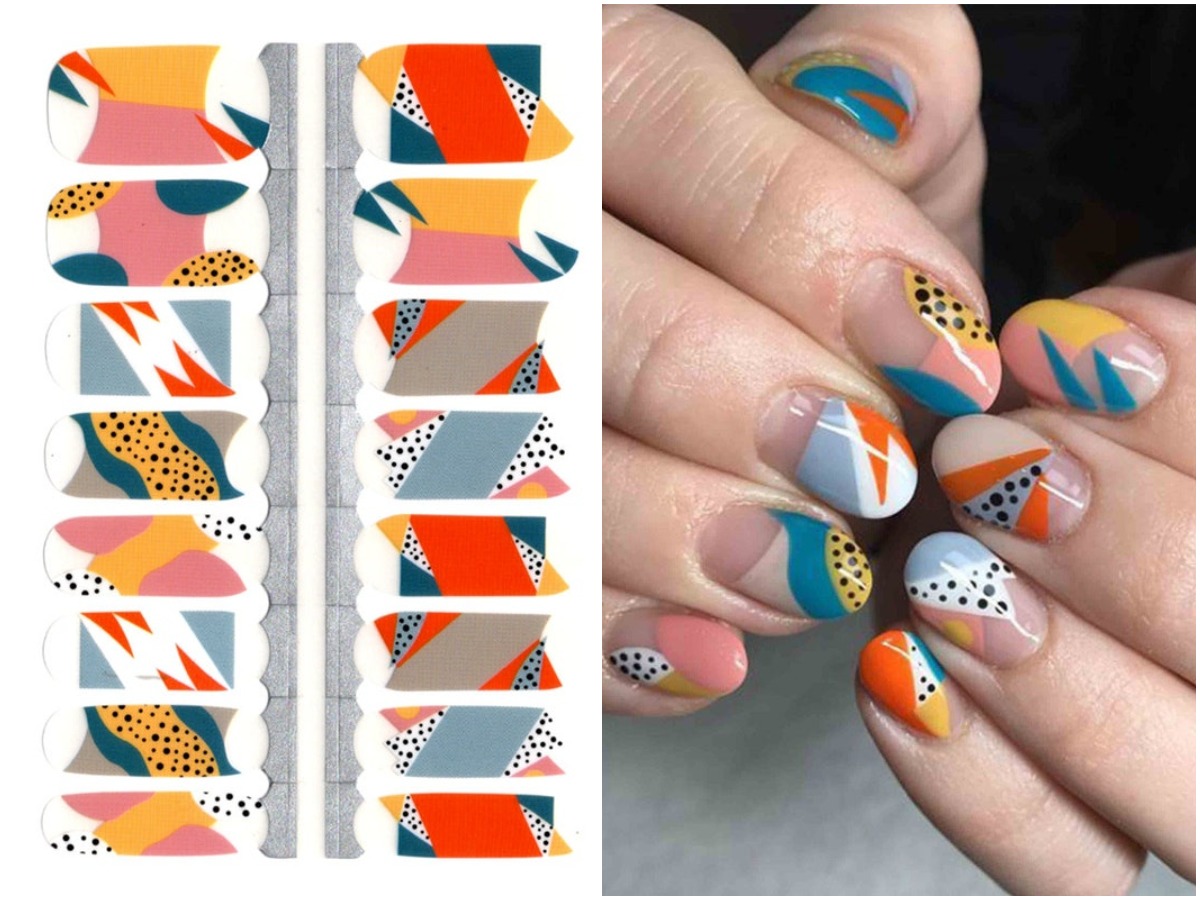 nail wraps smalto adesivo manicure fai da te 01