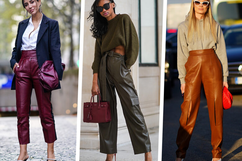 Leather pants, we love you! I panta in pelle (e similpelle) che non vediamo l’ora di indossare