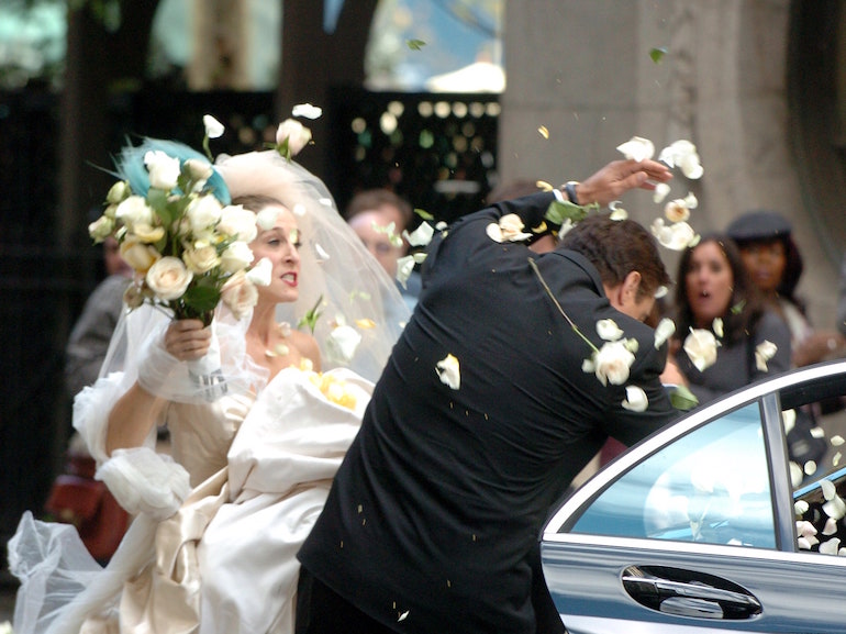 Carrie Bradshaw vestito da sposa