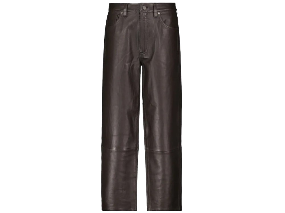 pantaloni pelle citizen of humanity su mytheresa